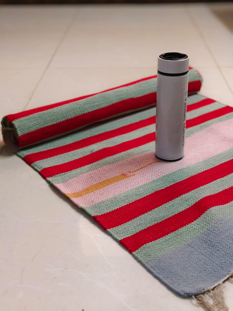 Pure Cotton Yoga Mats, 2 x 6 ft
