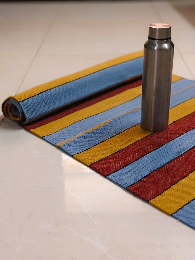 Pure Cotton Yoga Mats, 2 x 6 ft
