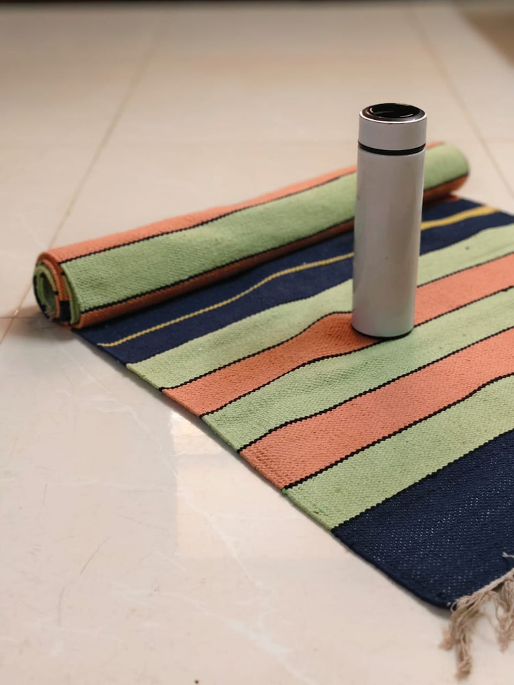 Pure Cotton Yoga Mats, 2 x 6 ft