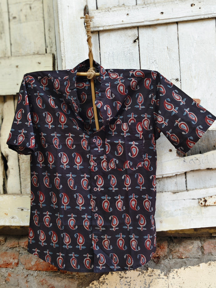 Handcrafted Block Print Cotton Shirt for Men