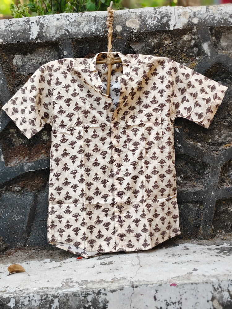 Handcrafted Block Print Cotton Shirt for Men