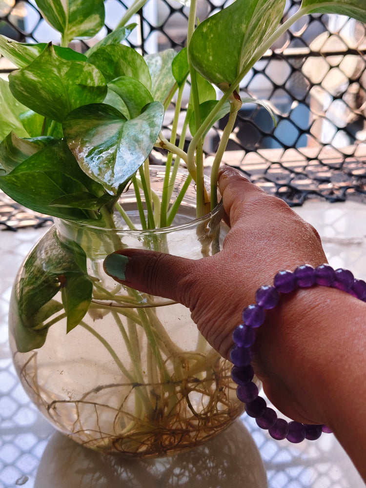 Amethyst Crystal Bracelet