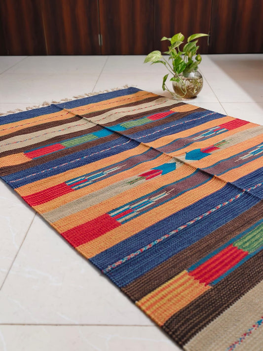 Pure Cotton Yoga Mats, 3 x 5 ft