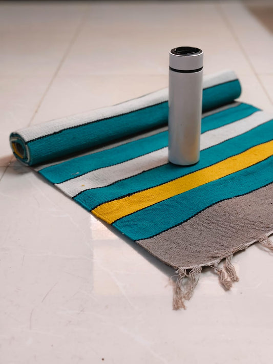 Pure Cotton Yoga Mats, 2 x 6 ft