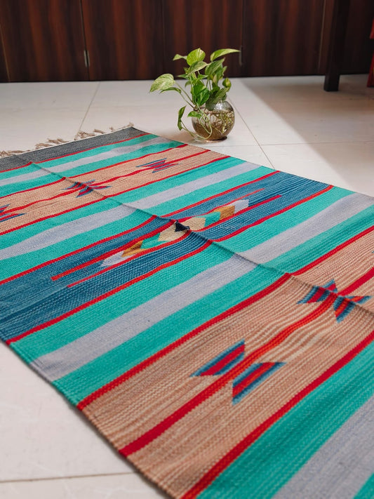 Pure Cotton Yoga Mats, 3 x 5 ft