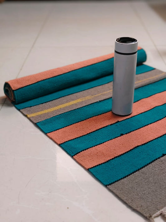 Pure Cotton Yoga Mats, 2 x 6 ft