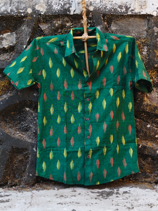 Handcrafted Ikat Cotton Shirt