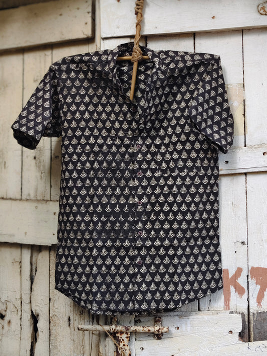 Handcrafted Block Print Cotton Shirt for Men