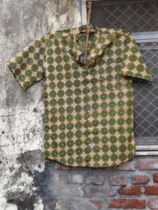 Handcrafted Block Print Cotton Shirt for Men
